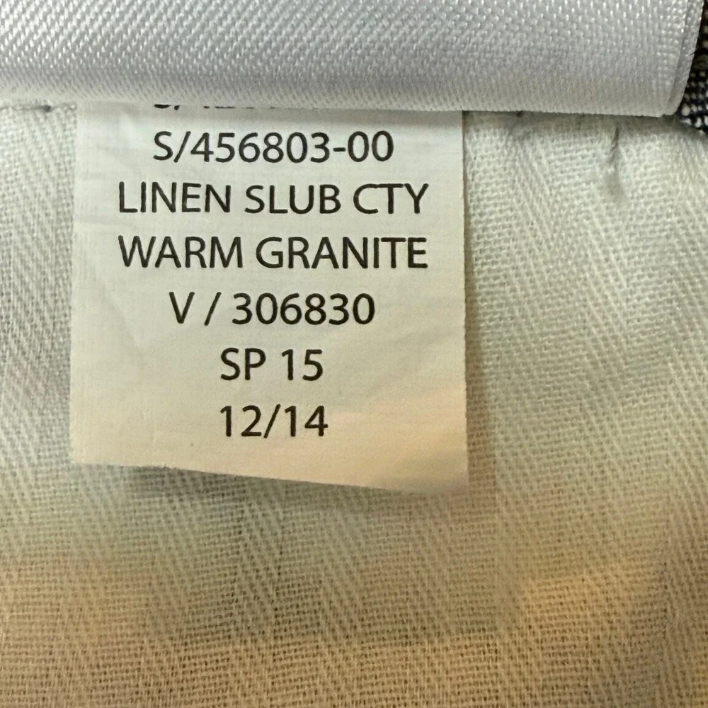 Banana‎ Republic Shorts Mens 31 Fits 34 Gray Linen Cotton Blend Slub City Preppy